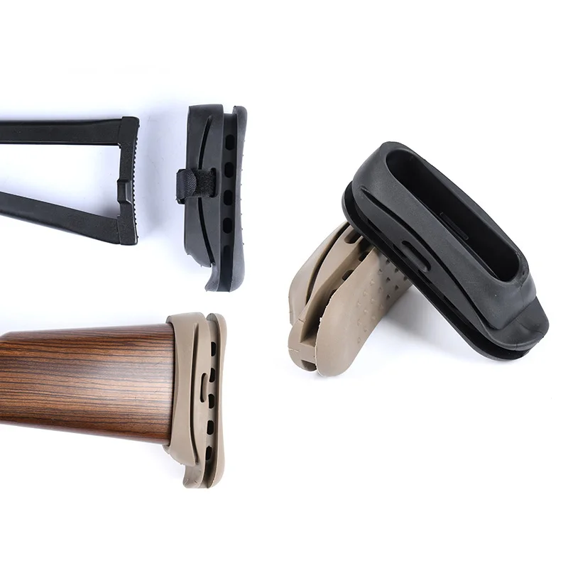 Airsoft-almohadilla táctica de goma a prueba de golpes, accesorio para arma de Rifle de caza, Paintball, AK47, 74U, SVD - imagen 2