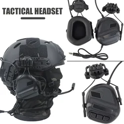 Casco táctico FAST PJ – Kit con funda, auriculares, linterna y gafas