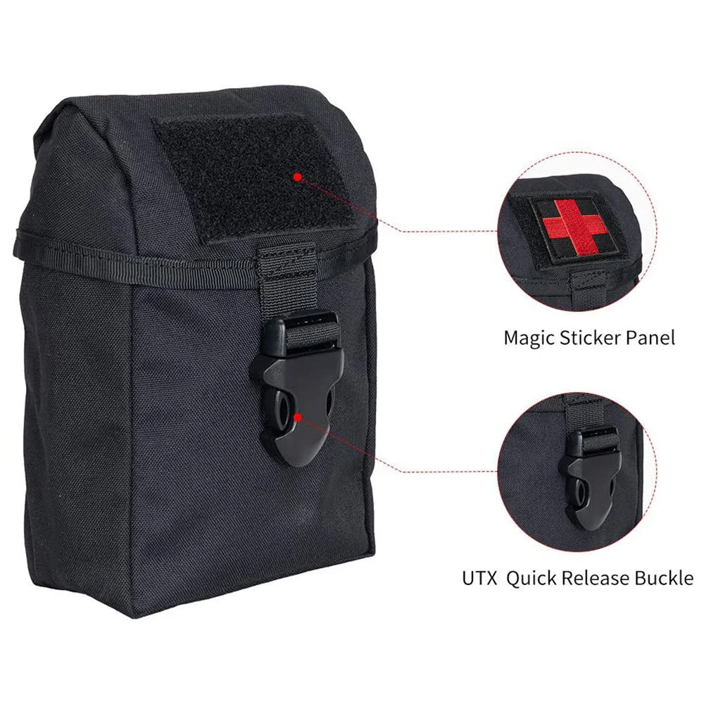 Mochila Ifak Adventure, botiquín de primeros auxilios médicos, bolsa médica táctica Molle para viajes al aire libre, Camping, senderismo, riñonera SOS - imagen 4