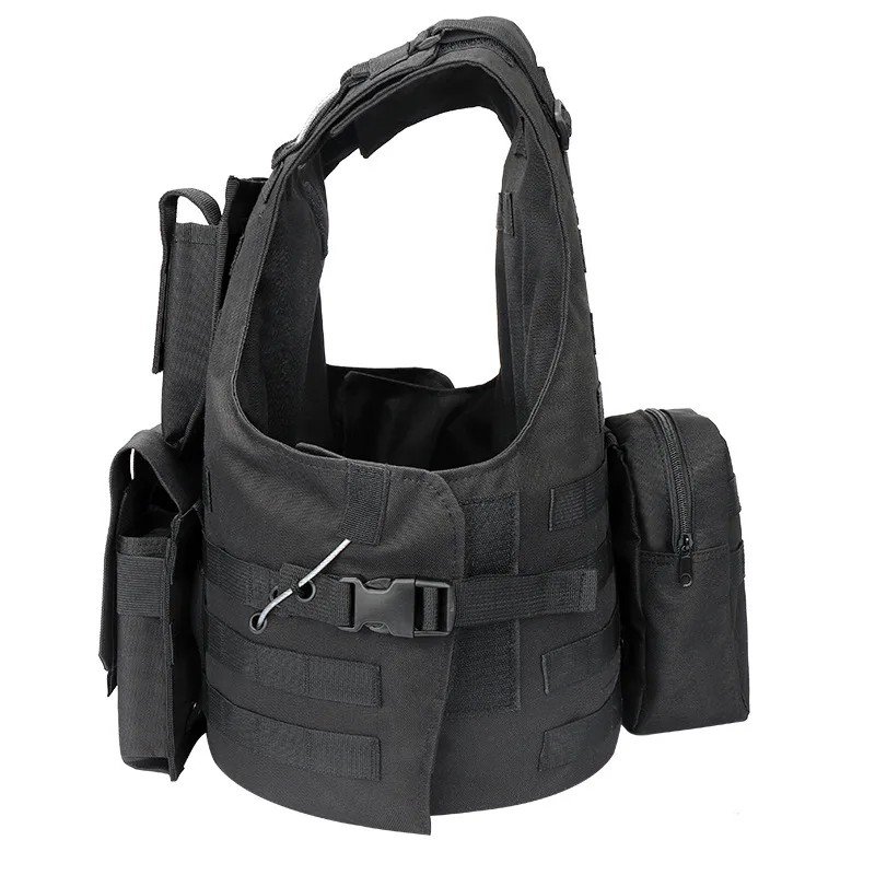 Chaleco táctico militar para caza, portador de placa Molle, cargador, Airsoft, Paintball CS, protector ligero para exteriores, Oxford 600D - imagen 2