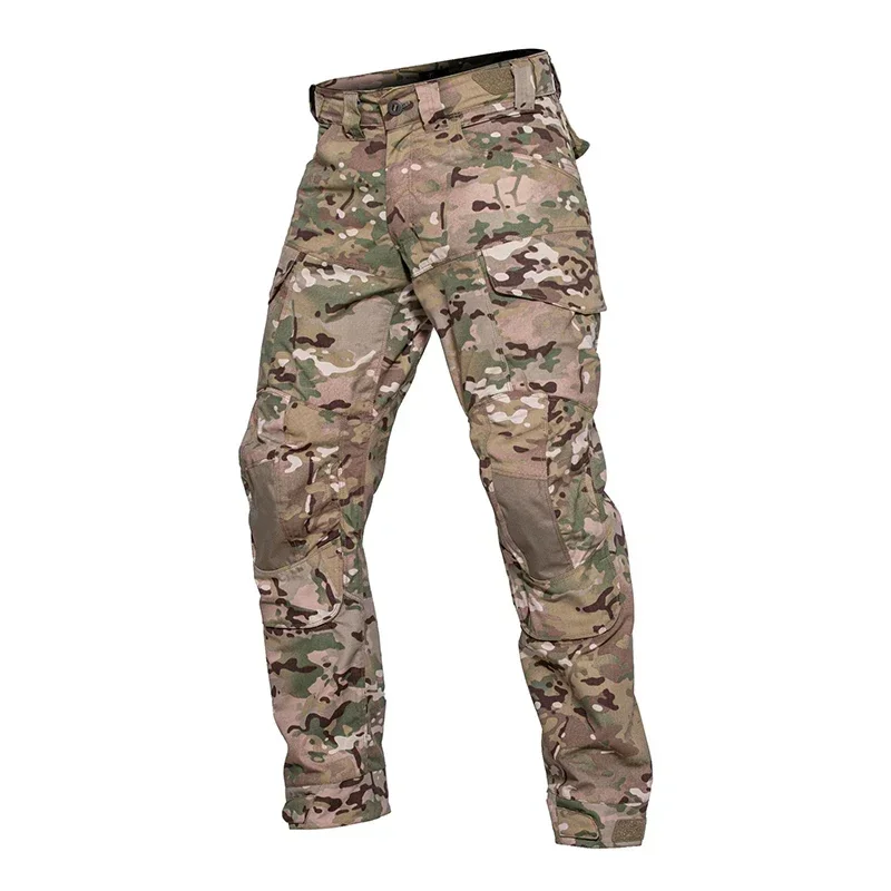 Nuevos pantalones de adiestramiento al aire libre resistentes a los arañazos de asalto para hombres, monos, pantalones de senderismo, pantalones tácticos de camuflaje - imagen 4
