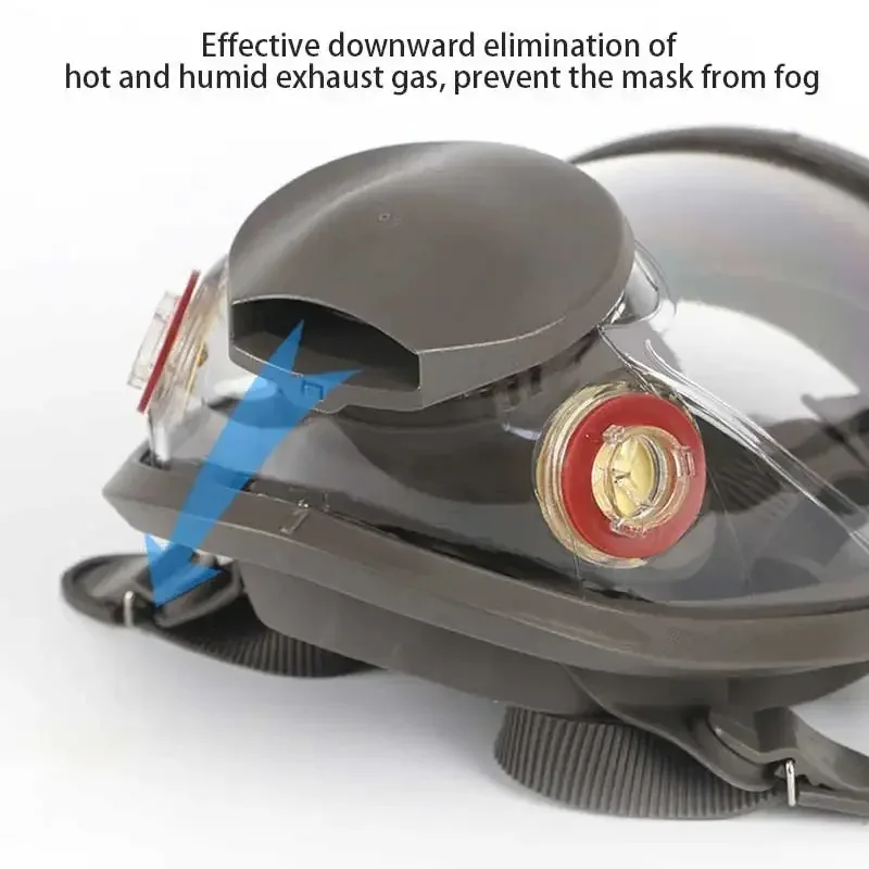 Mascarilla antipolvo 6800, respirador facial completo con filtros de partículas 5N11, juego 503 para trabajo Industrial, pintura en aerosol, molienda de decoración - imagen 5