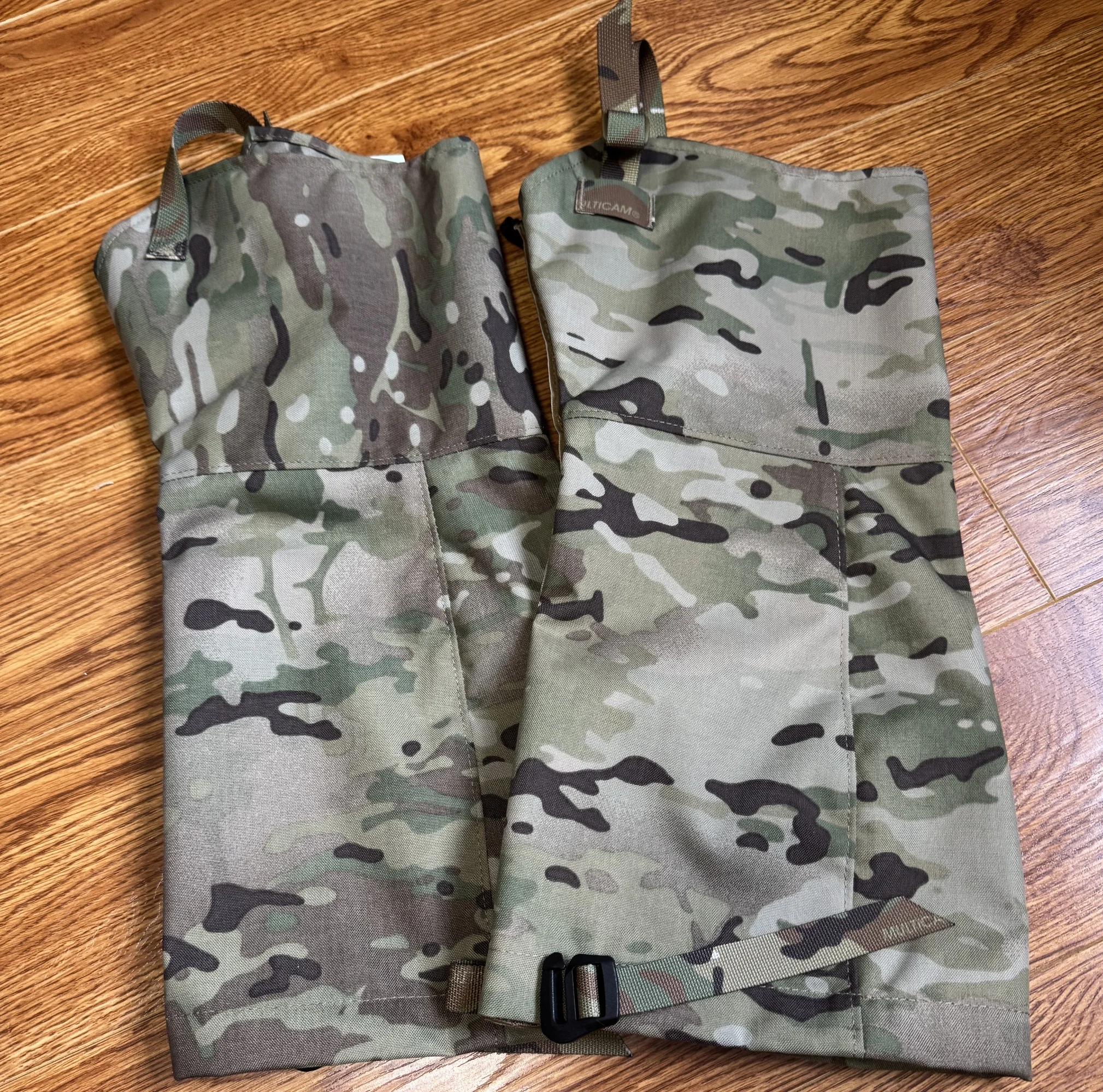 Polainas tácticas para piernas, polainas altas, protección de rodilla, tela de nailon antidesgarro, cremallera de longitud completa, transpirable, para acampar y hacer senderismo - imagen 5