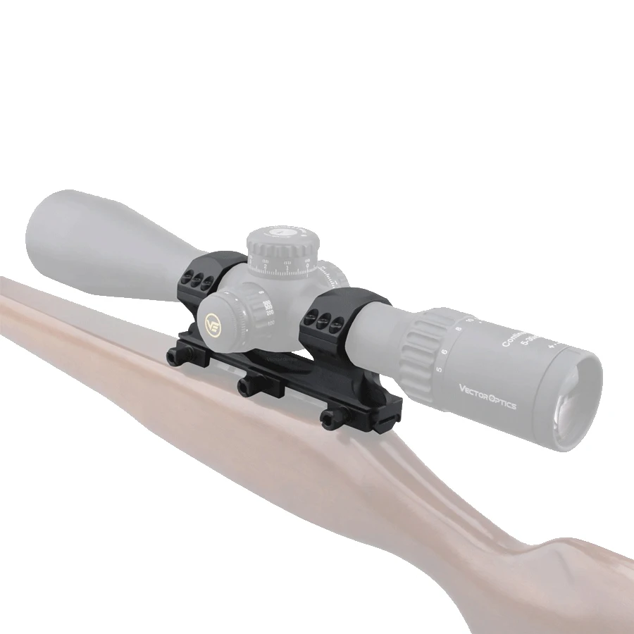 Anillos de Montaje Vector Optics X-ACCU 30/34mm de Una Pieza Dovetail & Picatinny 0/20 MOA con Mecanizado CNC para Rieles de 9mm/20mm - imagen 5