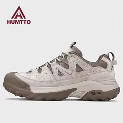 Botas senderismo piel vaca impermeables HUMTTO