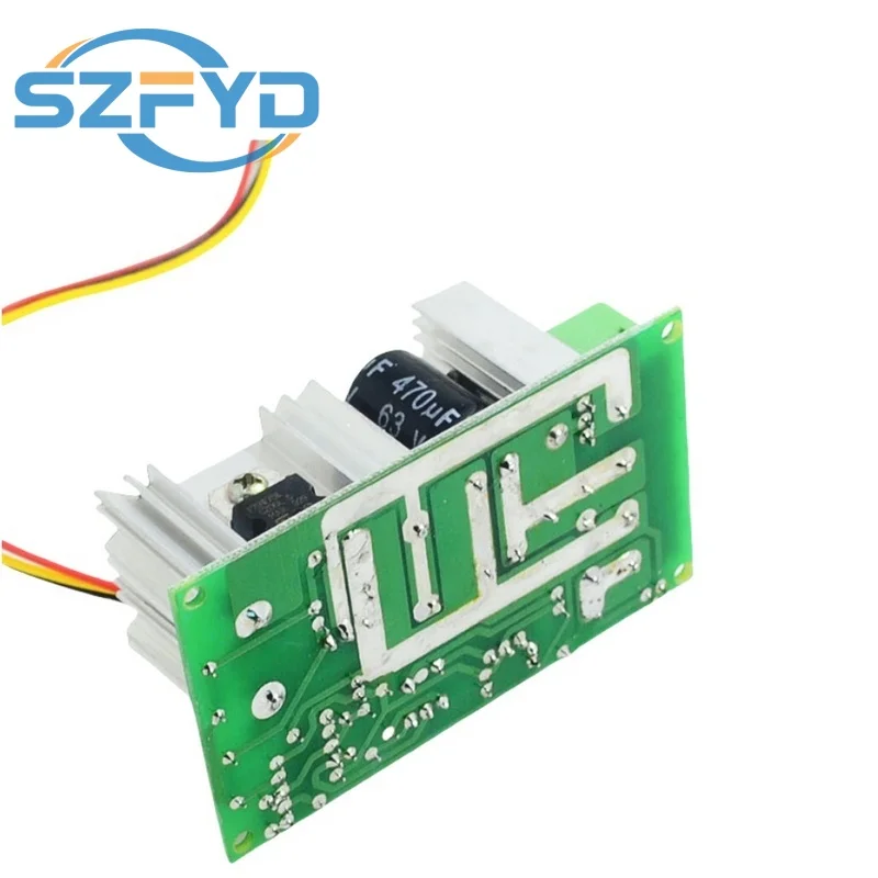 Regulador de velocidad del Motor DC10-60V DC 12V 24V 36V 48V Módulo de accionamiento de alta potencia Controlador de velocidad del Motor PWM Regulador de corriente 20A - imagen 2