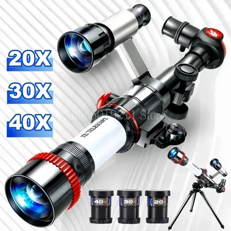 Telescopio astronómico profesional para Monocular espacial con ocular de 3 uds, binoculares potentes para observación - imagen 5