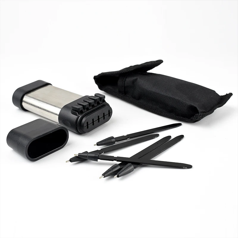 Juego de tiro al aire libre, potente arco portátil, deportes de tiro con arco de Metal, herramientas de juguete de descompresión - imagen 2