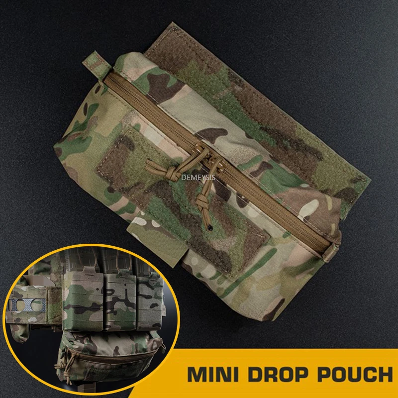 Bolsa táctica de descarga MOLLE para chaleco, portaplacas - imagen 2