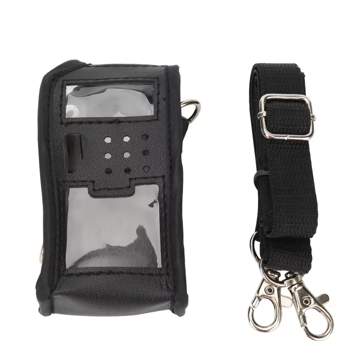 ABBREE-funda blanda serie UV-5R, accesorios, funda blanda de cuero, soporte de transporte, funda de Radio para Baofeng Walkie Talkie UV-5R/5RB - imagen 2