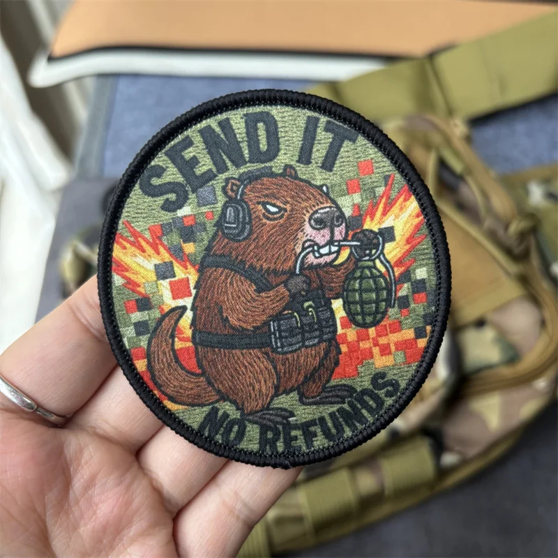 Parche táctico de bever para ropa con gancho y bucle moral - imagen 2