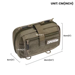 Riñonera táctica EDC modular para emergencias y supervivencia exterior