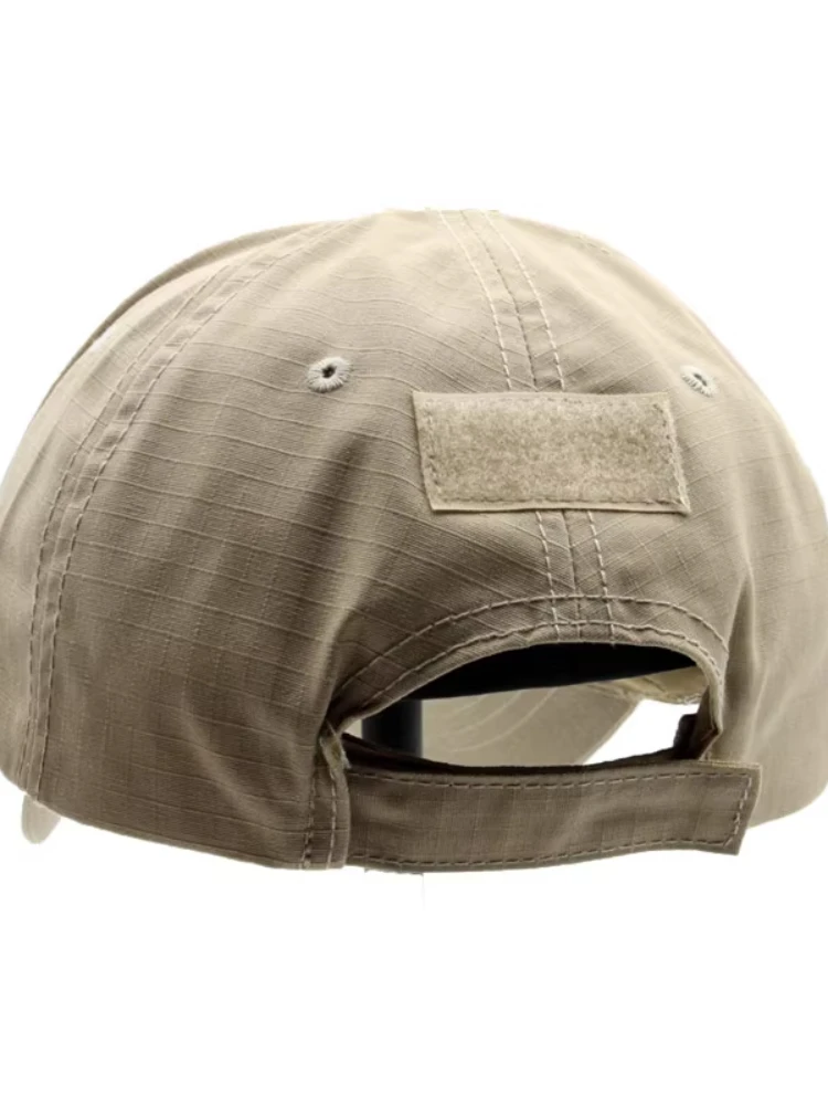 Gorra de béisbol caqui para exteriores, gorro ajustable de circunferencia de muelle, Unisex, Verano - imagen 5