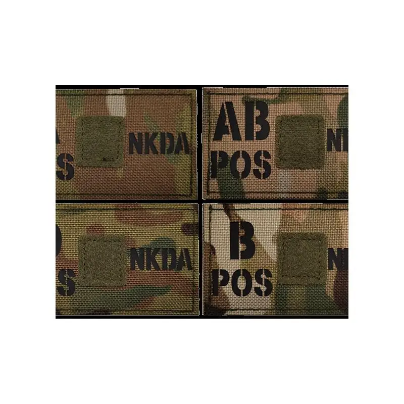 Chaleco reflectante Ir de tipo sangre de camuflaje grande, Insignia de identificación de casco, brazalete mágico táctico - imagen 5