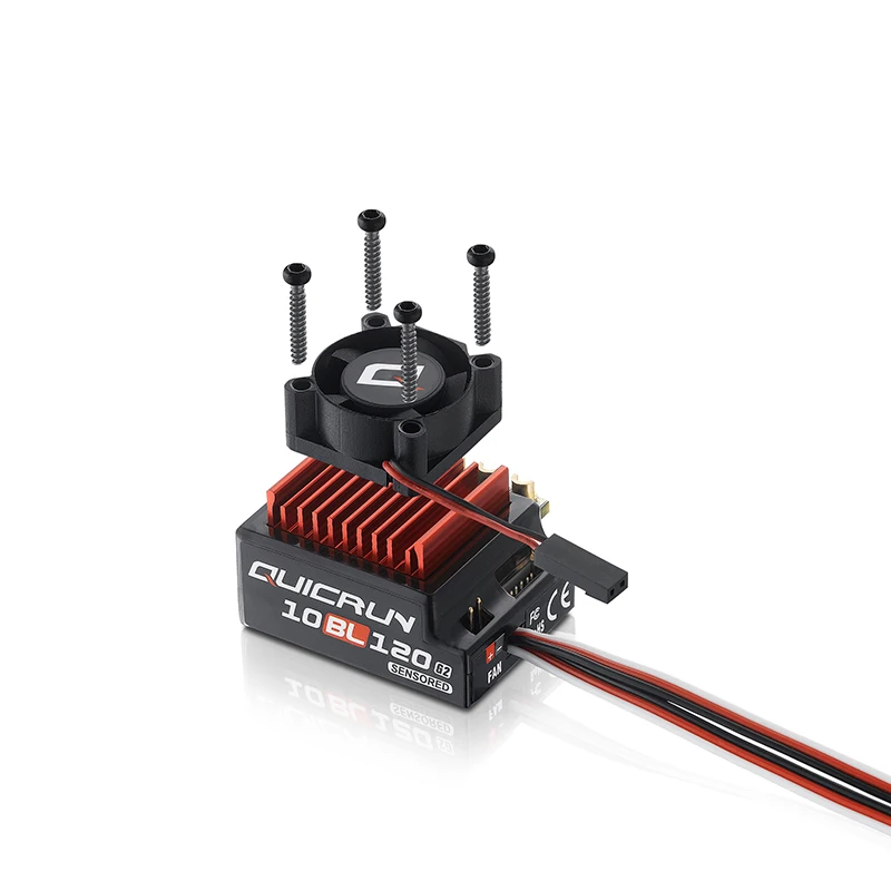 Motor sin escobillas de inducción HOBBYWING QuicRun 3650SD G2 y QUICRUN 10BL120-SENSORED G2 para coche 1/10 RC - imagen 3
