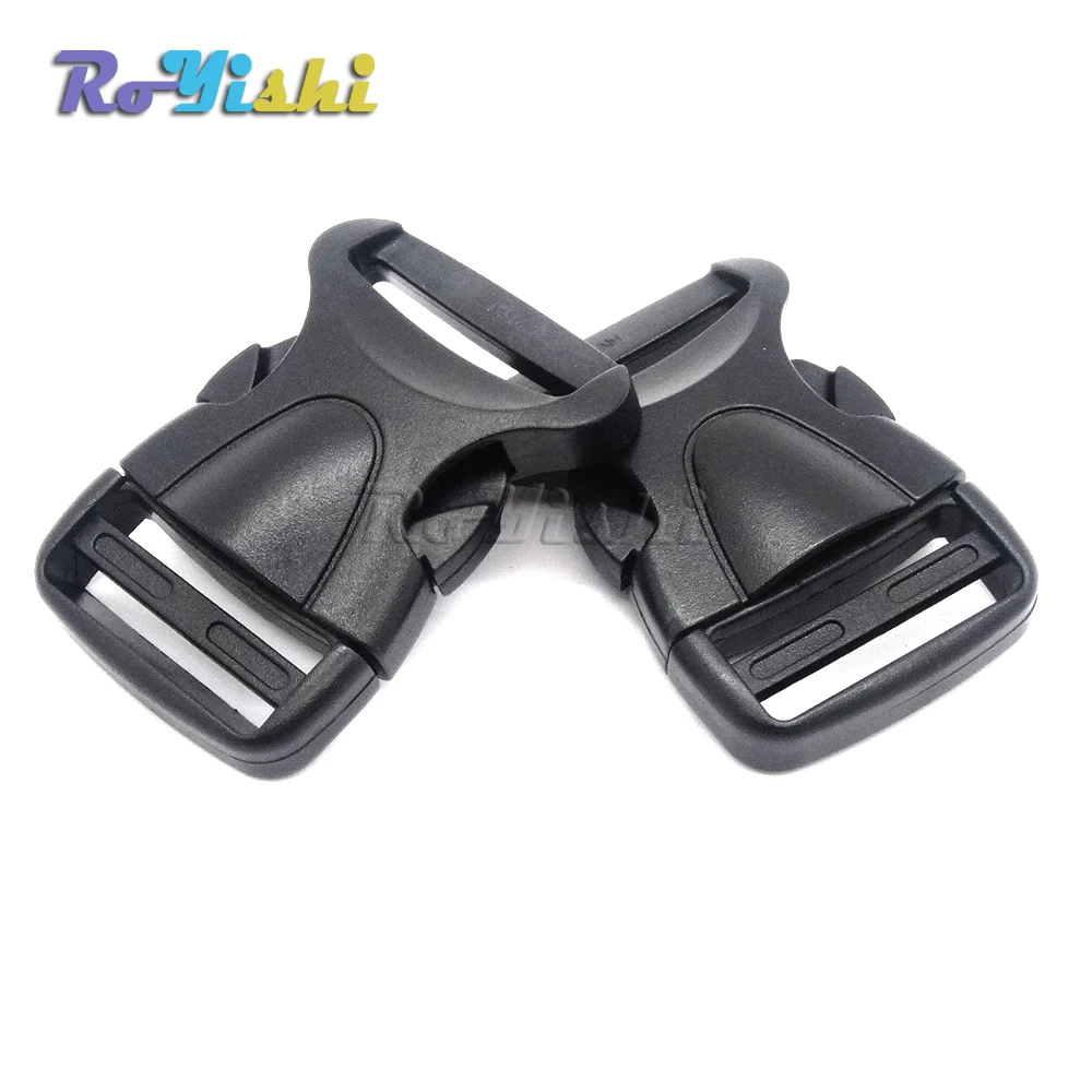 10 unids/pack hebilla de liberación curvada lateral de plástico para mochila táctica correas de equipaje tamaño de correas - imagen 4
