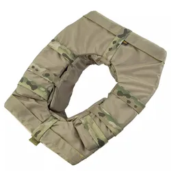 Protector táctico ajustable para cuello, amplia cobertura airsoft
