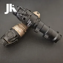 Linterna táctica KIJI K10 de Metal, gafas de visión nocturna IR, Scout Iight Led, 500 lúmenes, M600, M300, luces de arma, KIJI K1-10 LED