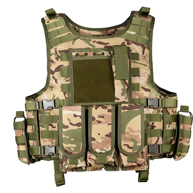 Chaleco táctico con hebilla para exteriores, ropa de protección para entrenamiento de combate, militar, pistola de aire de caza, equipo de juego de combate CS - imagen 5