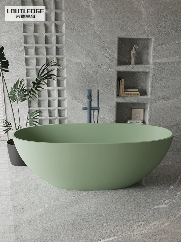 Exportación Rosa de cuerpo completo Pareja independiente Doble Hogar para adultos Hotel Villa Homestay Bañera Bañera Piscina - imagen 3