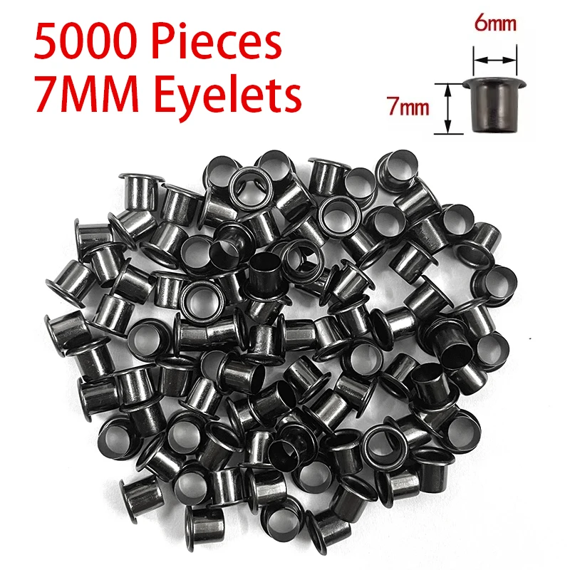 5000 pcs 7mm Eyelets