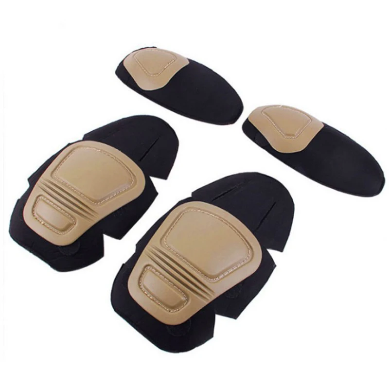 Juego de rodilleras y coderas para Paintball Airsoft, Interpolado Protector de rodilla, traje táctico militar al aire libre G2 G3 Frog - imagen 5