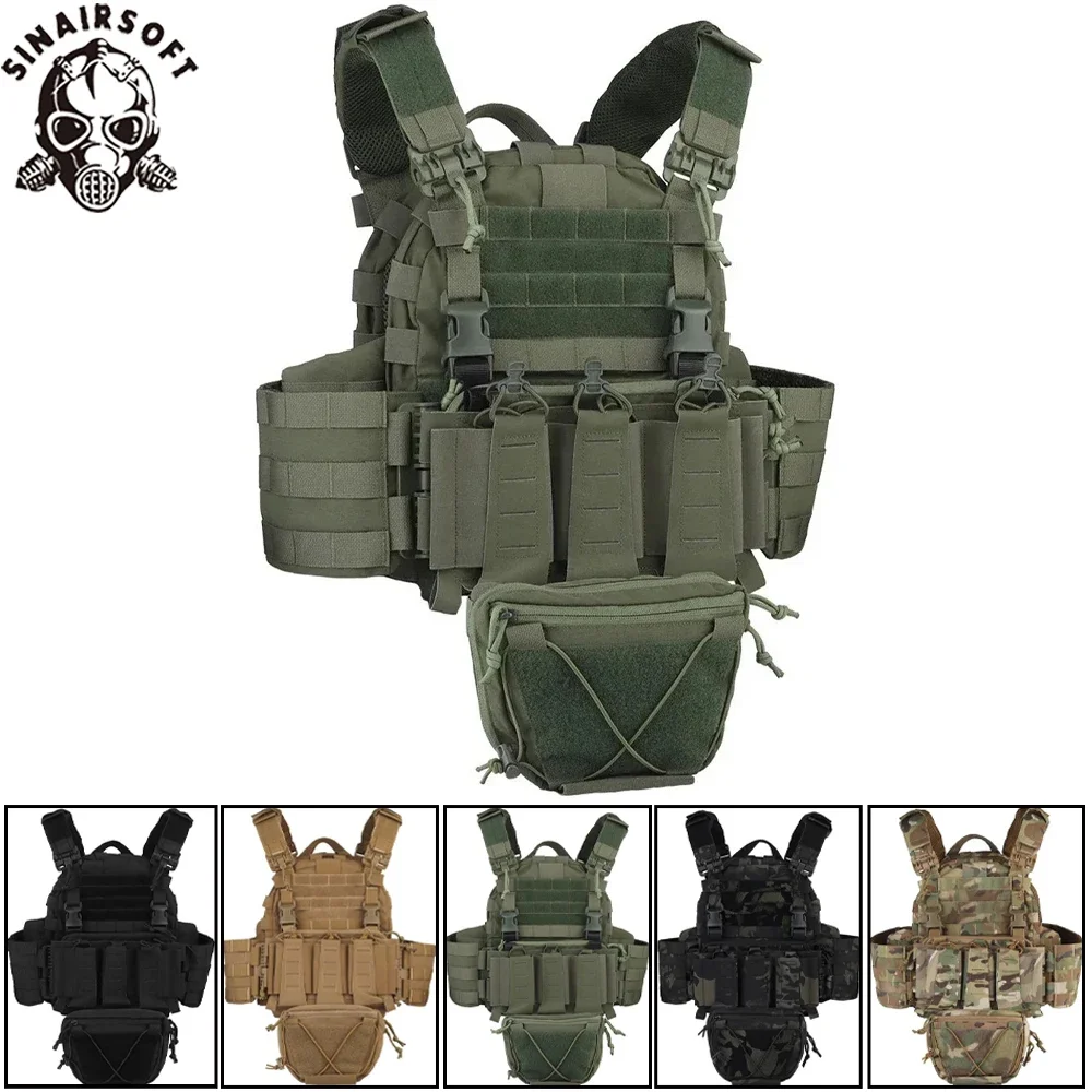 Chaleco táctico de arco, chaleco de combate militar para hombres, chaleco Airsoft de liberación rápida para exteriores, ajustable para adultos, accesorios de caza - imagen 2