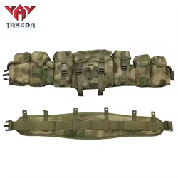 Yakeda conjunto táctico cintura pecho camiseta sin mangas MOLLE