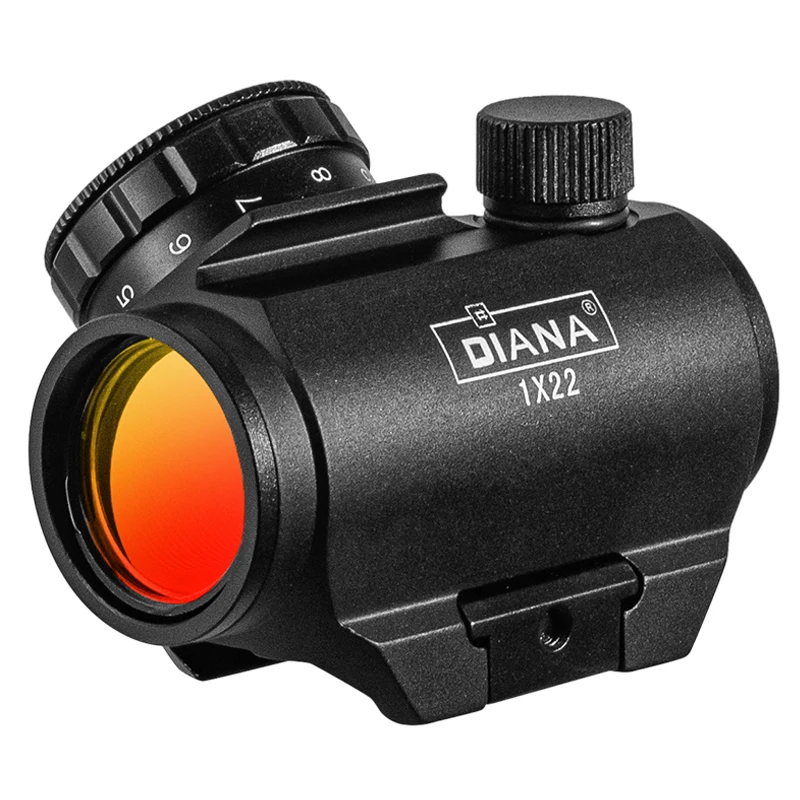 Visor Red Dot DIANA 1x22 4 MOA con montura elevada para airsoft - imagen 2