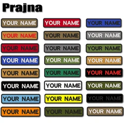 Prajna Parche bordado logotipo personalizable con velcro