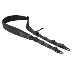Eslinga para pistola táctica, cinturón de 2 puntos, ajuste rápido, arnés de correa para pistola de caza, equipo para deportes al aire libre AQB140
