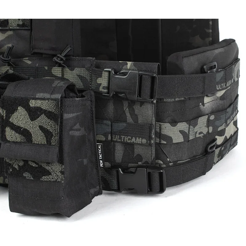 Kit elástico táctico para colgar en el pecho, 4 Uds., D3CRX, para chaleco de caza, equipo táctico con hebilla fija de pared lateral MOLLE - imagen 4