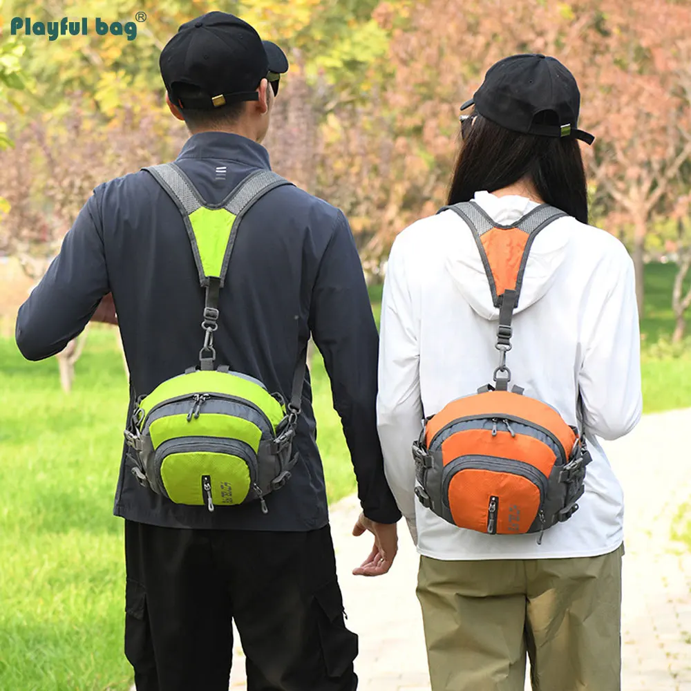 Riñonera multifuncional para deportes al aire libre, mochila para ciclismo, correr, senderismo, botella de agua, cinturón, ligero, AVA304 - imagen 3