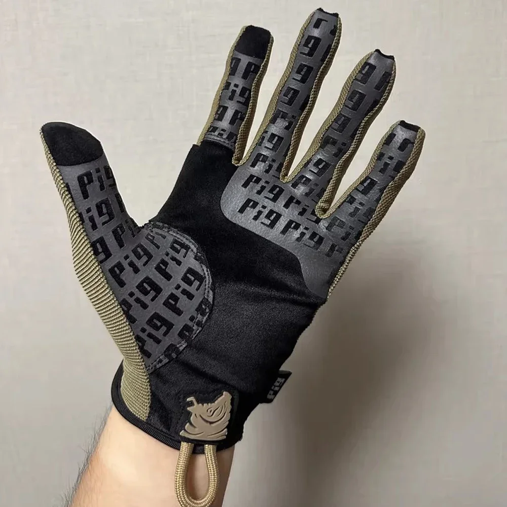 Guantes tácticos de tiro con pantalla táctil, guantes de luz para montar, nuevo cerdo - imagen 2