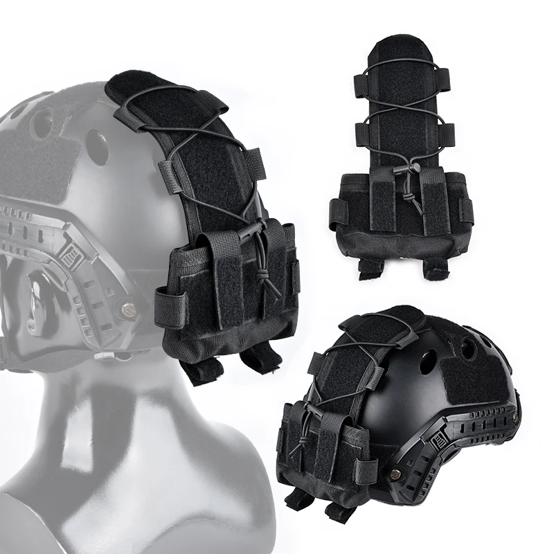 Funda de batería para casco táctico MK2, Molle almacenamiento Compatible con seguro y duradero para cascos, diseño ligero para uso en exteriores - imagen 2