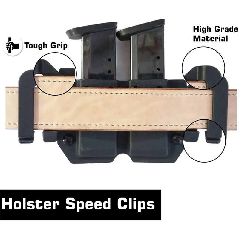 Clips tácticos para pistola Kydex IWB, accesorios de Clip de cintura, vaina K, cuchillo Kydex, vaina, piezas de Clip de cintura, 1 par - imagen 5