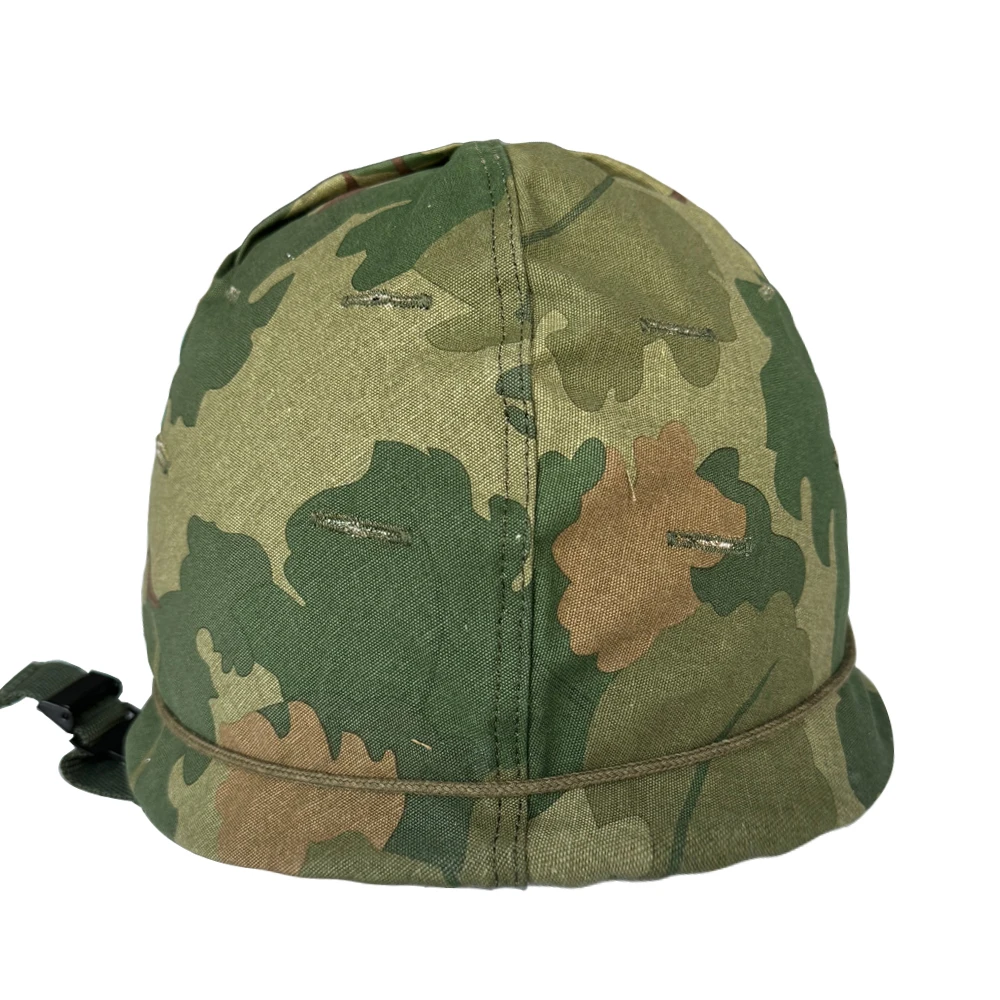 Casco de Vietnam Mitchell Vintage WWII soldados americanos táctico equipado casco de Vietnam Mitchell M1 - imagen 4