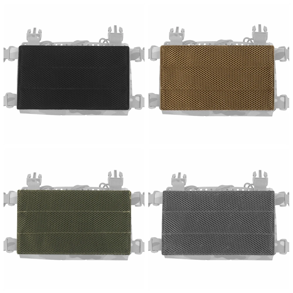 Cojín táctico transpirable de malla para el pecho con gancho y bucle para D3CRM MK3 MK3, Micro aparejo para el pecho, accesorios para chaleco de caza