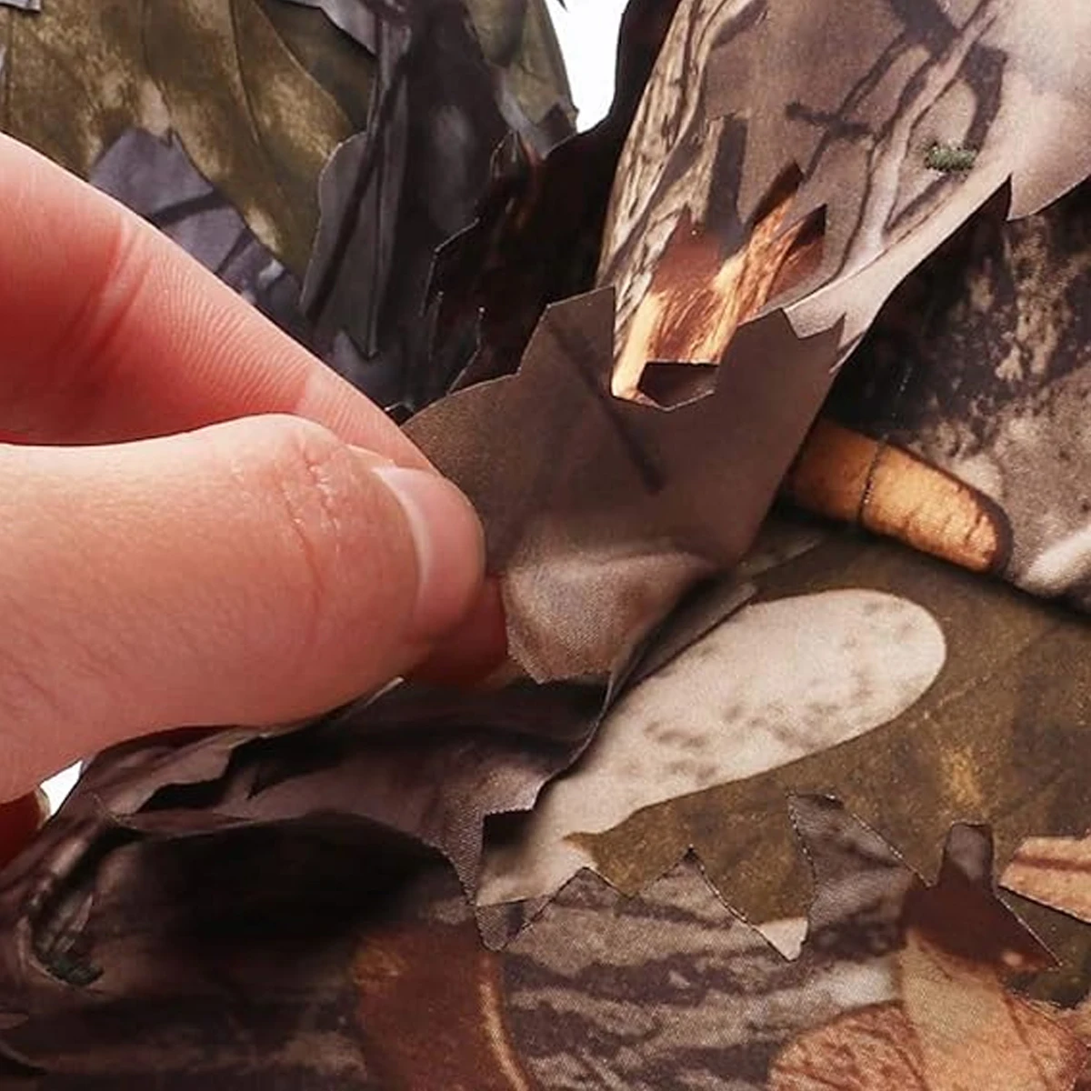 Conjuntos de sombreros de hoja táctica con gorro de béisbol de camuflaje con hojas 3D, gafas, pasamontañas, máscara, sombrilla de pesca, accesorios de caza y tiro - imagen 2