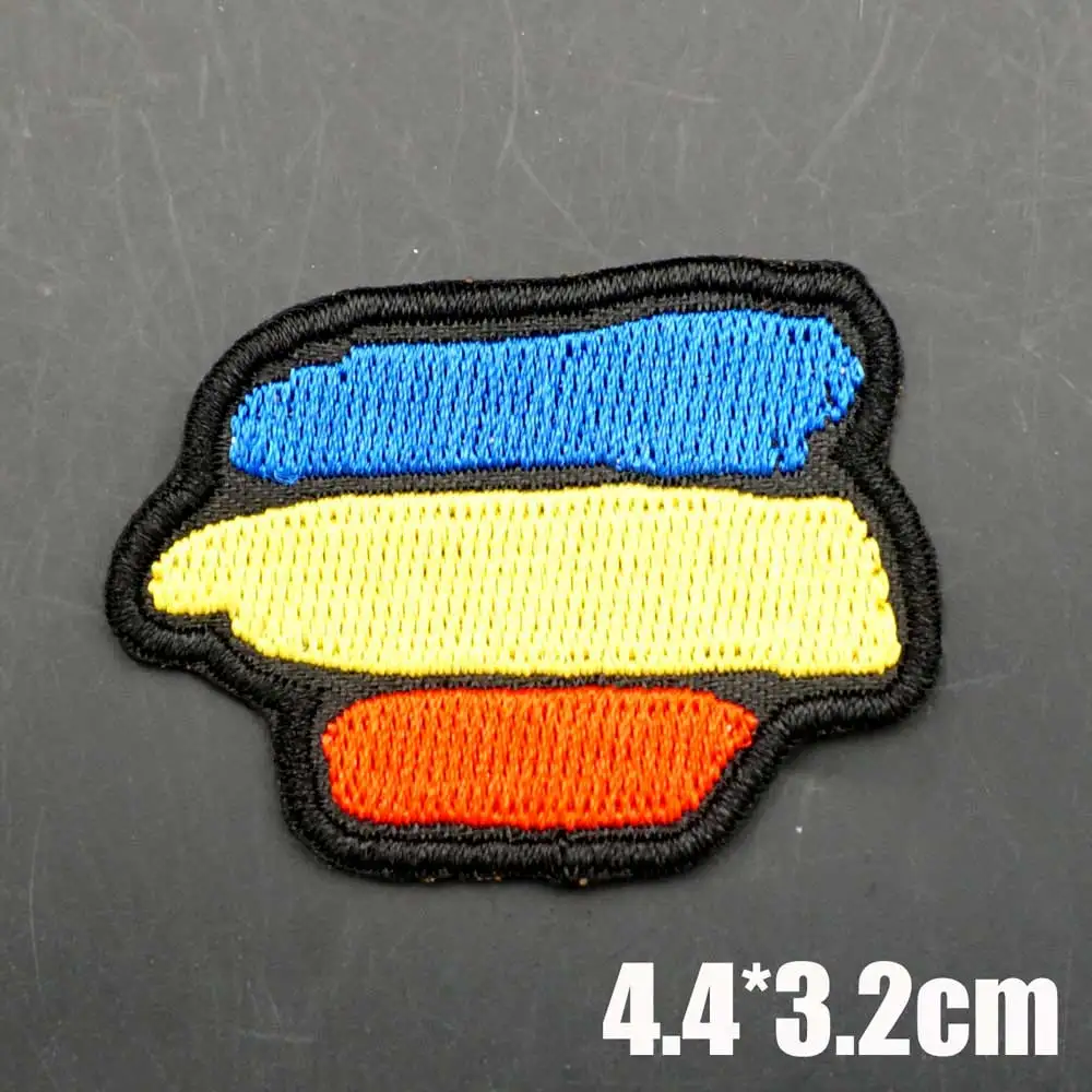 Parches bordados con bandera de Rusia, Rumania, Portugal, con gancho para coser, respaldo para ropa, mochila, gorras, apliques DIY - imagen 2