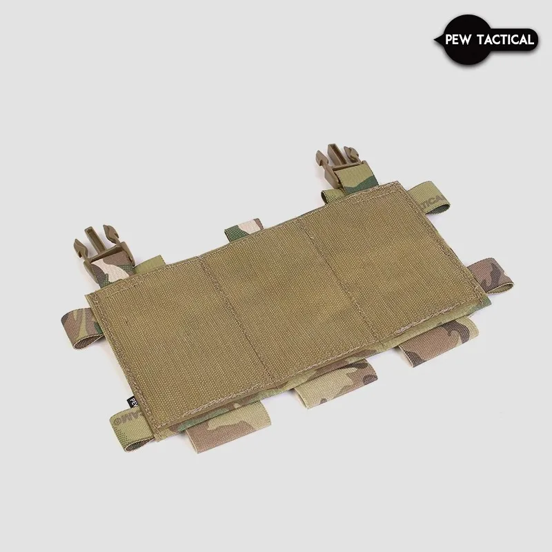 PEW-Panel de solapa de bolsa Triple Mag estilo táctico SS, para LV119 MK3 MK4 JPC2.0, versión Simple elástica - imagen 4