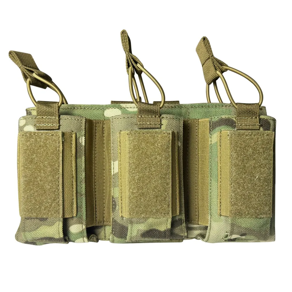 Bolsa para revistas triple de doble capa táctica UNIONTAC, bolsas para revistas de nailon 1000D de alta calidad 5,56 y bolsas para revistas de 9mm - imagen 3