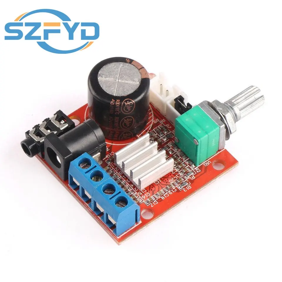 12V Mini Hi-Fi PAM8610 Placa amplificadora de audio estéreo 2X10W Doble canal D Clas - imagen 5