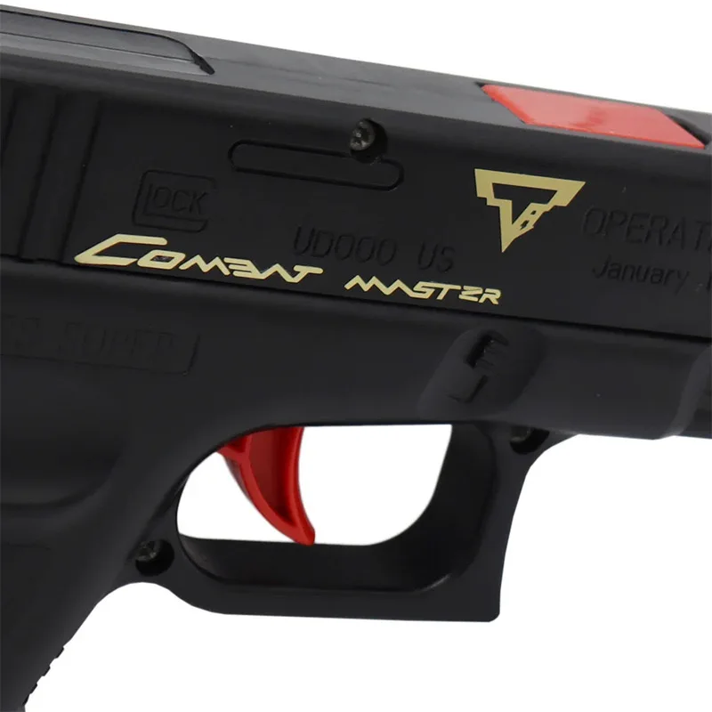 Pegatina de Metal táctica, equipo de campo para GL G17/G18/G19, pegatina de Metal, pistola de juguete, accesorios de modificación decorativa - imagen 3