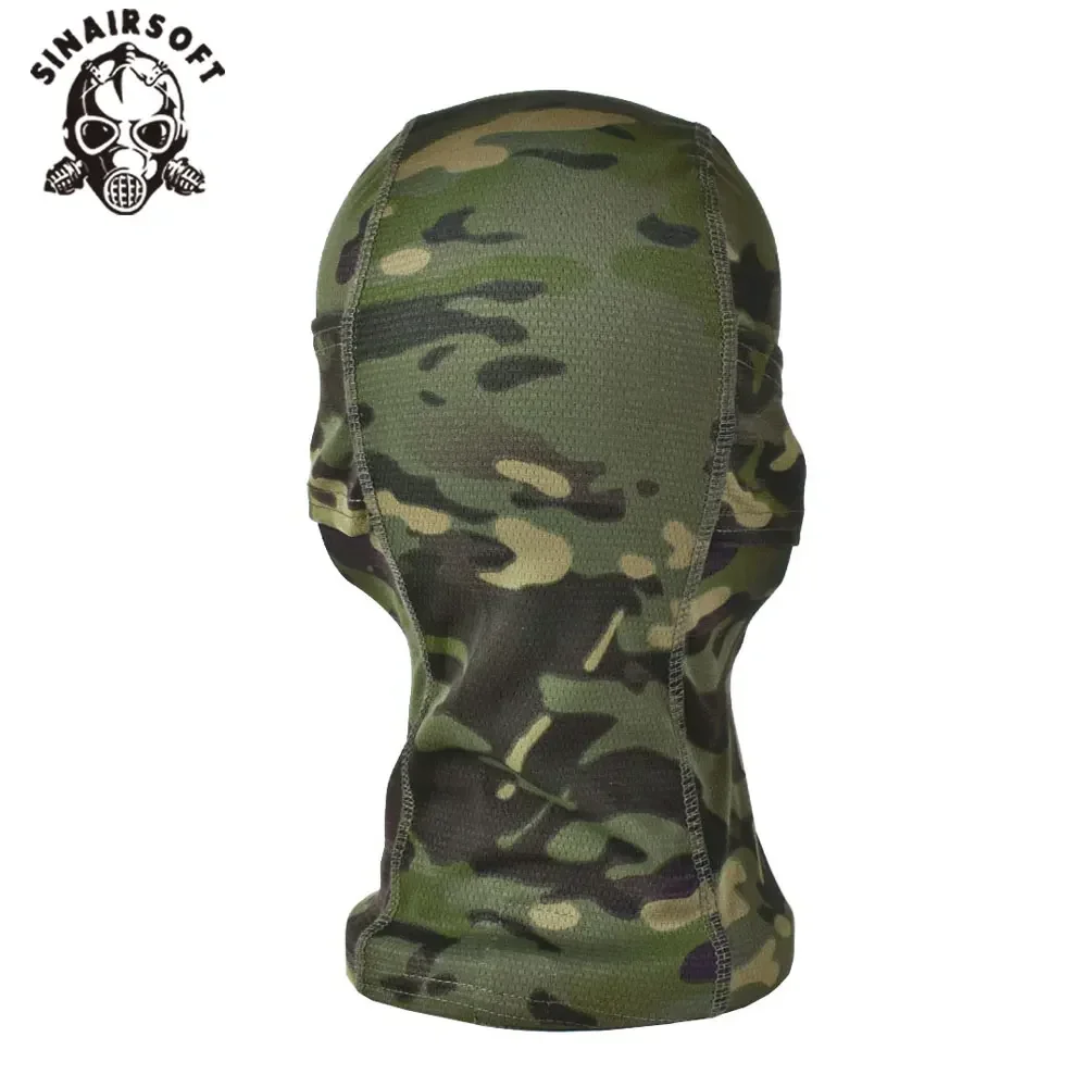 Sombrero de pasamontañas de camuflaje, máscara de cara completa para ciclismo, deportes al aire libre, caza, senderismo, esquí, casco de motocicleta, gorra interior - imagen 2