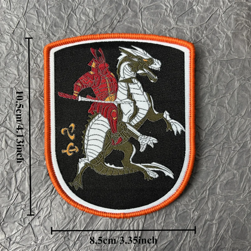 Parche de tela de caballo de granja misteriosa para ropa, insignias de moral táctica, parches militares con gancho y bucle, apliques adhesivos para mochila - imagen 2