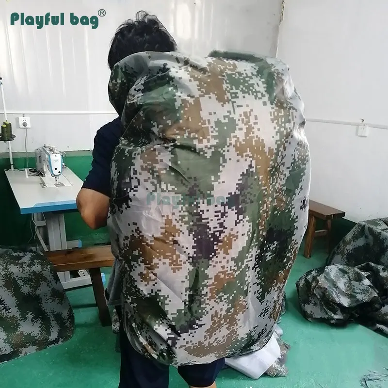 Mochila impermeable de camuflaje de 75L, cubierta de lluvia para viajes al aire libre, sombrilla elástica a prueba de lluvia, 01B, AVA39 - imagen 3