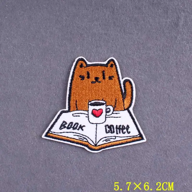 Parche bordado de dibujos animados, parches termoadhesivos para planchar en la ropa, DIY, tiras de cosas lindas, ropa - imagen 4