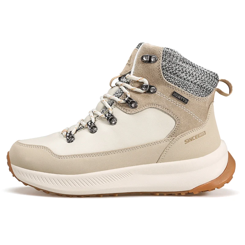 HUMTTO-Botas de nieve al aire libre para hombre y mujer, zapatos de senderismo de algodón de felpa, trekking cálido, impermeable, escalada, resistente al frío, zapatillas de esquí - imagen 5