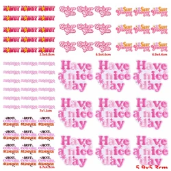 Parche bordado Have a Nicediy Day para ropa táctica con soporte MOLLE